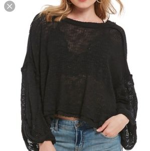 ✌🏻Free People Island Girl Hacci Sweater